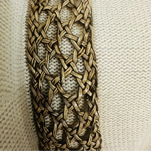 NWT Talbots Wide Brim Rancher Panama Hat Classic Boho Quiet Luxury Resort Vacay - Picture 6 of 7